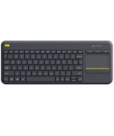 LOGITECH - K400 Plus Wireless Slim Keyboard con TouchPad PC Android 5.0 Chrome