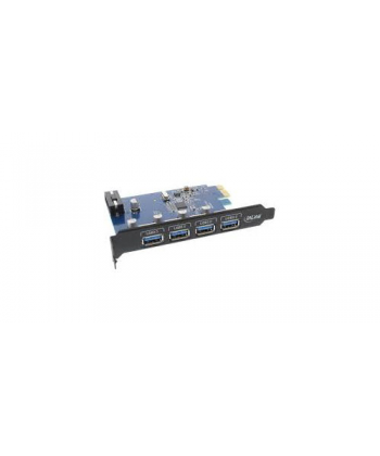 SCHEDA USB 3.0 4 porte PCIe black