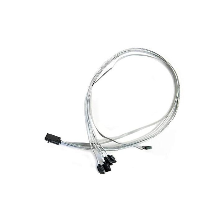 ADAPTEC - I-HDMSAS-4SATA-SB.8M HD 1x mini SAS 4 x SATA CABLE