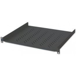 NO BRAND - Mensola per Rack 19'' 400 mm 1U Nera 2 punti