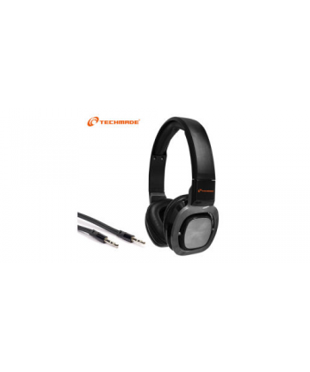 CUFFIE MULTIMEDIALI CON MICROFONO TM-H006 BLACK