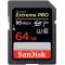 EXTREME PRO SDXC CARD 64GB - 170MB/S V30 UHS-I U3