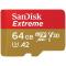 EXTREME MICROSDXC 64GB + SD ADAPTER + RESCUE PRO DELUXE 160MB/S A2 C10V30 UHS-I U3