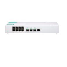 QSW-308-1C EIGHT 1GBE NBASE-T PORTS THREE 10GBE SFP+ WITH SHARED ONE 10GBASE-T PORTS UNMANAGE SWITCH, 10GBE NBASE-T SUPPORT FO