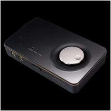 SCHEDA AUDIO USB 7.1 CANALI / 114DB SNR / AMPLIFICATORE CUFFIE INTEGRATO / CONTROLLO VOLUME MICROFONO / NEW DOLBY HOME TH