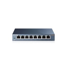 SWITCH 8 PORTE Metal Case GIGABIT 10/100/1000