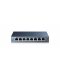 SWITCH 8 PORTE Metal Case GIGABIT 10/100/1000