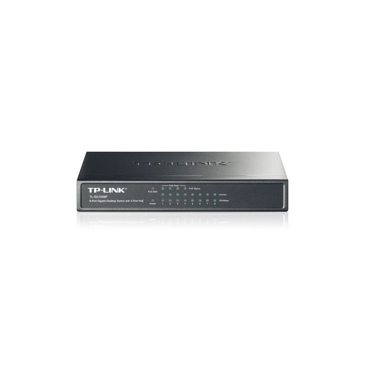 SWITCH 8 PORTE 4P POE GIGABIT