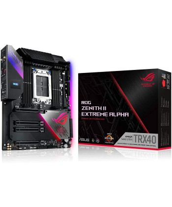 ASUS - Rog Zenith II Extreme Alpha TRX40 DDR4 M.2 Extended-ATX Socket TRX4