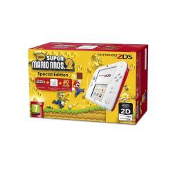 NINTENDO 2DS HW BIANCO ROSSO NEW SUPER MARIO BROS.2 EDIZIONE SPECIALE DAYONE 4 LUGLIO 2014