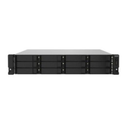 12-BAY AL324 QUAD-CORE 1.7 GHZ RACKMOUNT NAS WITH 250W REDUNDANT PSU  4GB DDR4 UDIMM RAM (MAX 16GB), SATA 6GB/S, 2X 10GBE SFP+, 