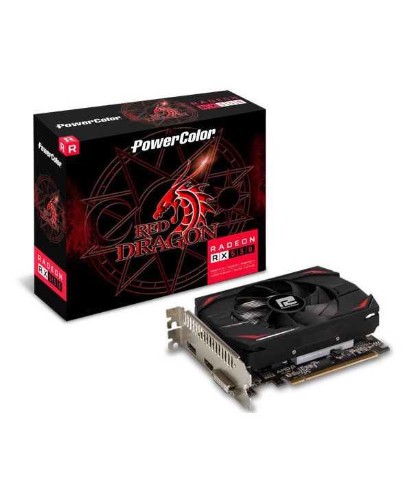 Видеокарта powercolor amd radeon rx 550 red dragon 4 gb как подключить