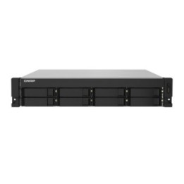 8-BAY QUAD-CORE 1.7 GHZ RACKMOUNT NAS WITH 250W PSU  4GB DDR4 UDIMM   RAM (MAX 16GB), SATA 6GB/S, 2X 10GBE SFP+ LAN, 2X GBE LAN,