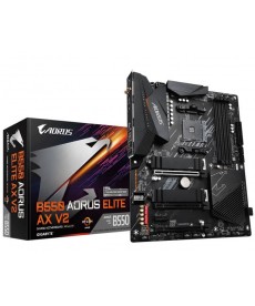 GIGABYTE - B550 Aorus Elite AX v2 WiFi Dual M.2 DDR4 Socket AM4