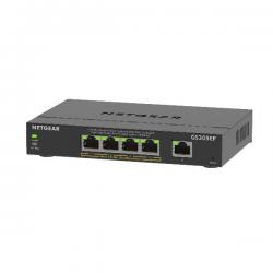 IL GS305EP È UN SWITCH GIGABIT ETHERNET SMART MANAGED PLUS POE+ CON 4 PORTE POE+ E UN BUDGET POE TOTALE DI 63 W PER L'ALIMENTAZI