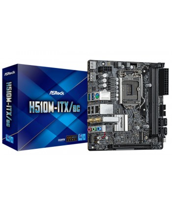 ASROCK - H510M-ITX/AC WiFi DDR4 M.2 Mini-ITX Socket 1200