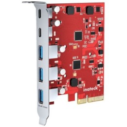 NO BRAND - Controller PCIe USB 3.2 1 USB Type-C 3 USB