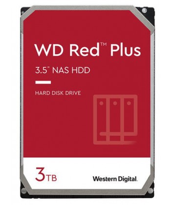 WESTERN DIGITAL - 3TB WD RED Plus - Sata 6Gb/s 128MB x NAS