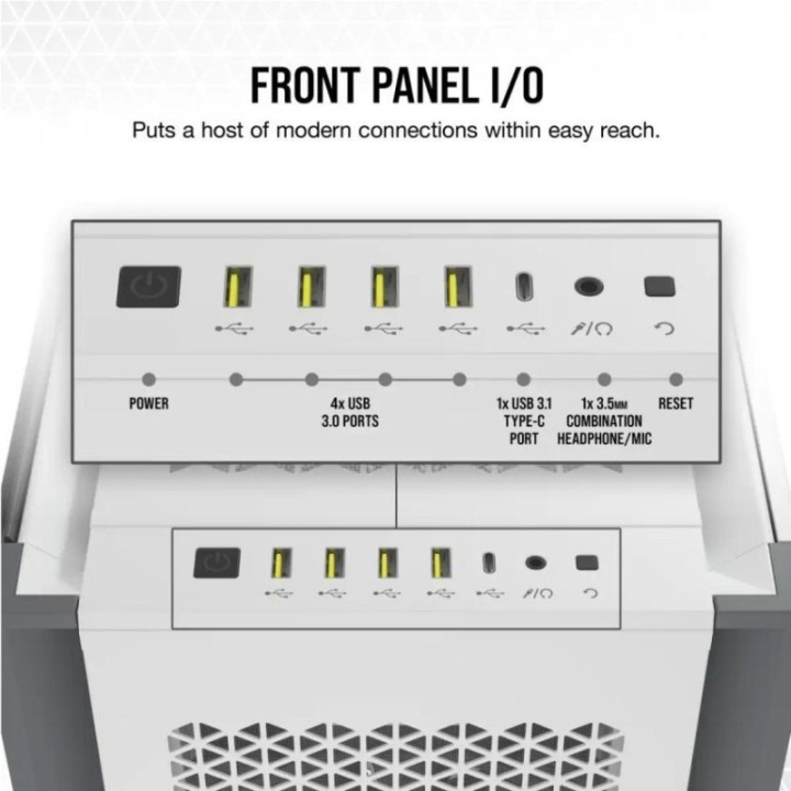 CORSAIR - 7000D Airflow White Extended-ATX