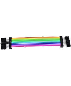 LIAN LI - Strimer Plus Triple 8 Pin Cavo con illuminazione RGB x VGA