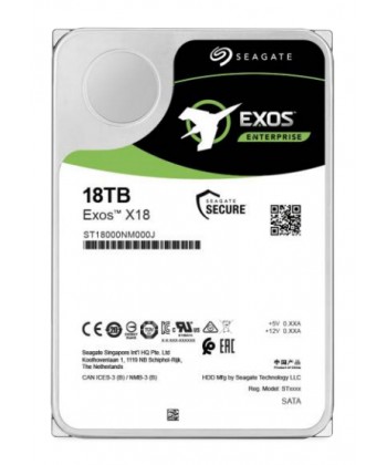 SEAGATE - 18TB Exos X18 HDD Sata 6Gb/s 256mb