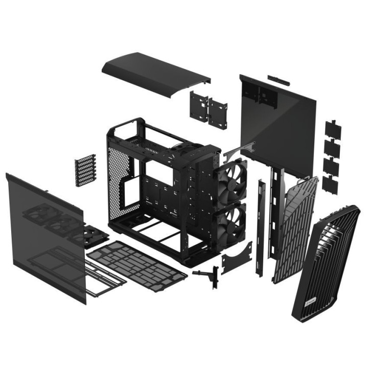 Fractal Design - Torrent Black Dark Tempered Glass Extended-ATX EEB