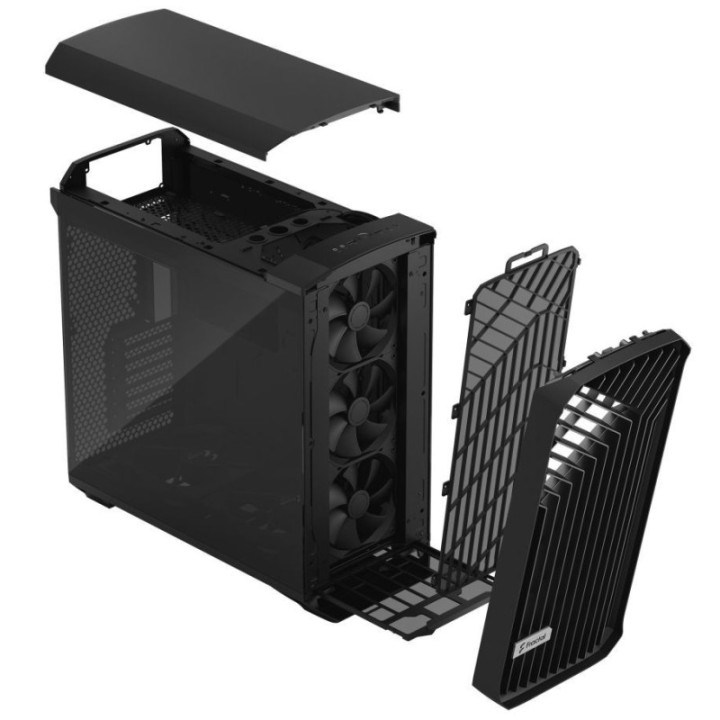 Fractal Design - Torrent Black Dark Tempered Glass Extended-ATX EEB