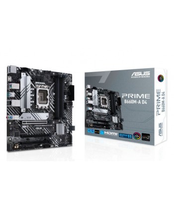 ASUS - Prime B660M-A D4 DDR4 Dual M.2 mATX Socket 1700