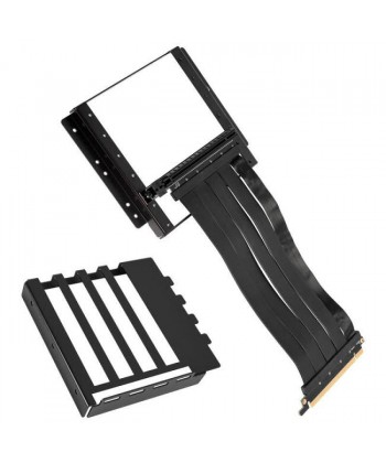 LIAN LI - O11D-1X-4 Riser Card + PCI-Slot Bracket PCIe 4.0 Nero