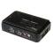 Switch KVM a 2 porte VGA USB con audio e cavi - Commutatore VGA USB a doppia porta - Colore Nero