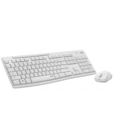 LOGITECH - MK295 Silent Wireless Desktop White