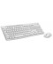 LOGITECH - MK295 Silent Wireless Desktop White