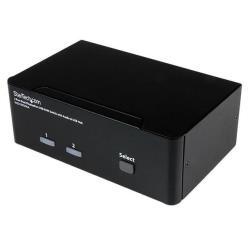 STARTECH - SWITCH KVM USB DP A 2 PORTE