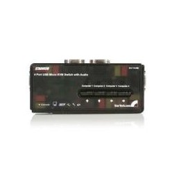 STARTECH - SWITCH KVM USB AUDIO 4 PORTE - Syspack.com