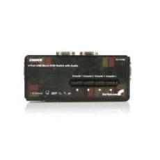 STARTECH - SWITCH KVM USB AUDIO 4 PORTE