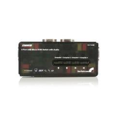 STARTECH - SWITCH KVM USB AUDIO 4 PORTE