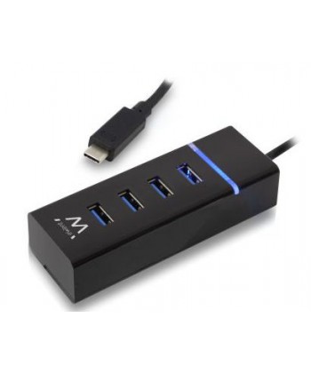 EWENT - HUB USB 3.1 TYPE C 4 PORTE