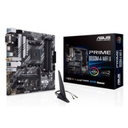 ASUS - Prime B550M-A WiFi II DDR4 Dual M.2 mATX - Socket AM4