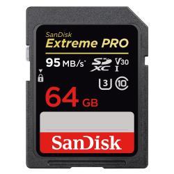 EXTREME PRO SDXC 64GB - 95MB/S V30 UHS-I U3