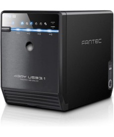 FANTEC - BOX Esterno per 4 dischi 3.5" SATA con ventola USB3.1