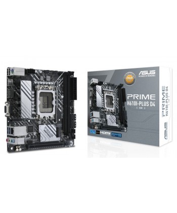 ASUS - Prime H610I-Plus D4-CSM DDR4 M.2 Mini-ITX Socket 1700