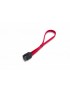 ITEK - Cavo Sata3 Sleevato 300mm, Rosso
