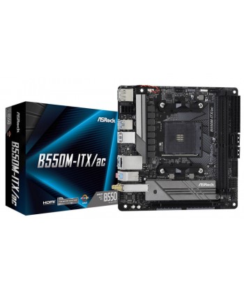 ASROCK - A550M-ITX/AC WiFi DDR4 M.2 Mini-ITX Socket AM4