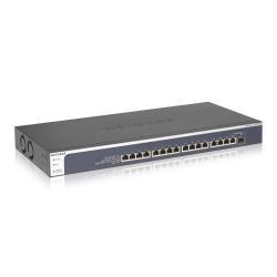 XS716T 16-PORT 10-GIGABIT ETHERNET SMART MANAGED SWITCH WITH 16 PORTS10GBE COPPER WITH 2 SHARED COMBO COPPER/SFP FIBER PORTS 