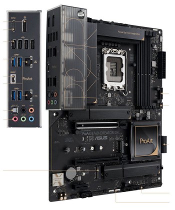 ASUS - ProArt B760 Creator D4 DDR4 Triple M.2 mATX Socket 1700