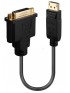 LINDY - Adattatore da DisplayPort a DVI-D F attivo 15cm