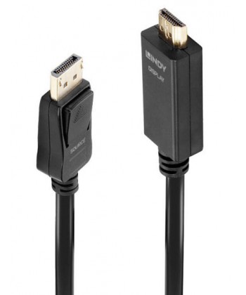 LINDY - CAVO DISPLAYPORT HDMI 4K 2M