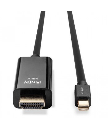 LINDY - CAVO MINI DisplayPort HDMI 4K 2M