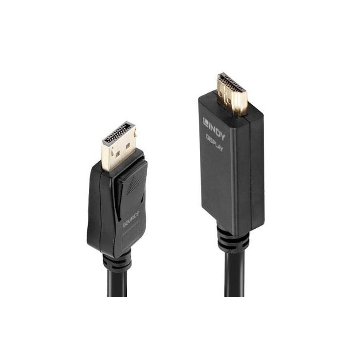 LINDY - CAVO DISPLAYPORT HDMI 4K 5M