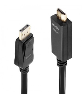 LINDY - CAVO DISPLAYPORT HDMI 4K 3M